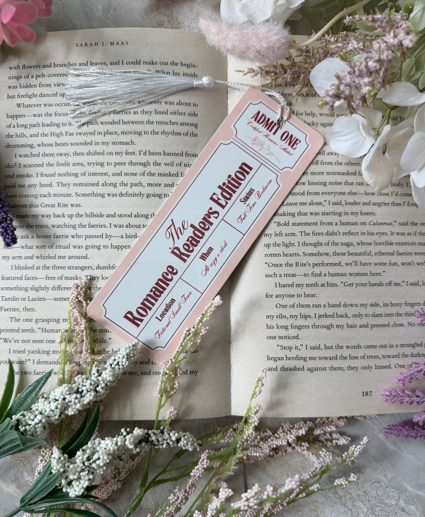 Metal Bookmark- Romance Reader Edition