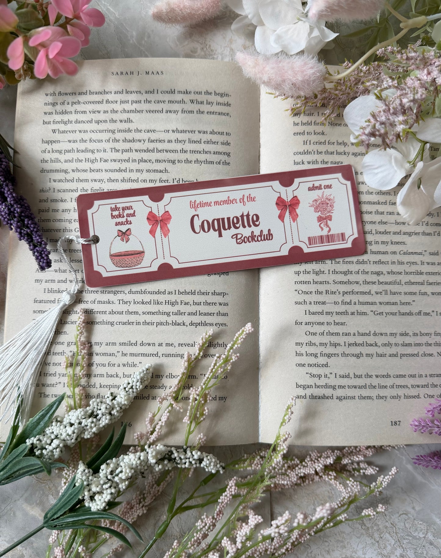 Metal Bookmark- Coquette Bookclub