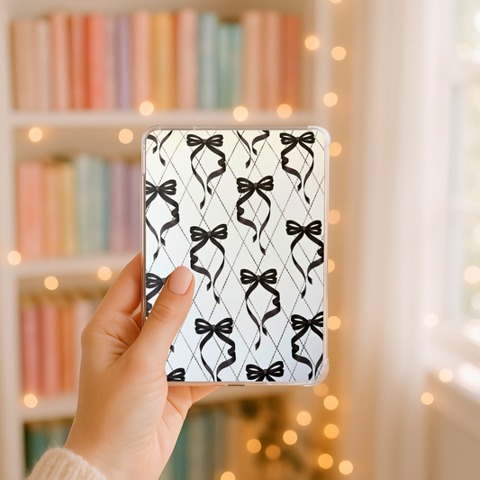 Kindle Inserts - Vintage Black Bows