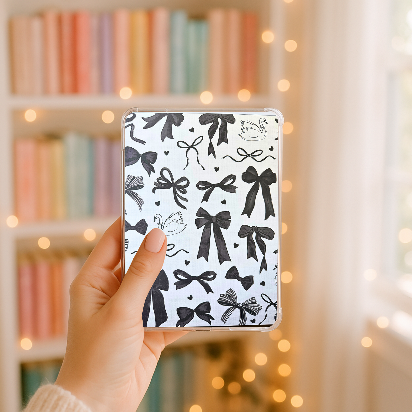 Kindle Inserts - Coquette Black Bows