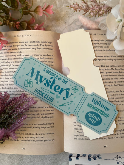 Cardstock Mystery Ticket Bookmark