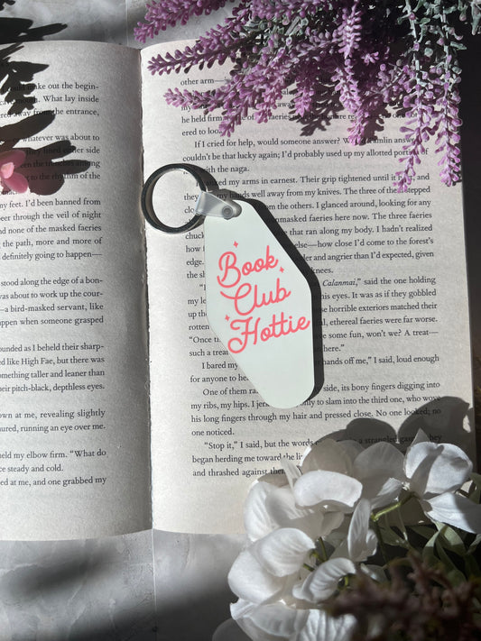 Hotel Keychain- Book Club Hottie