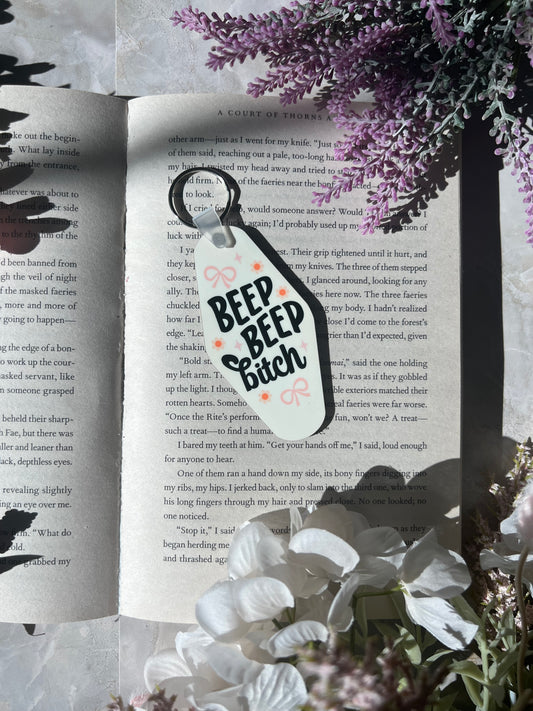 Hotel Keychain- Beep Beep