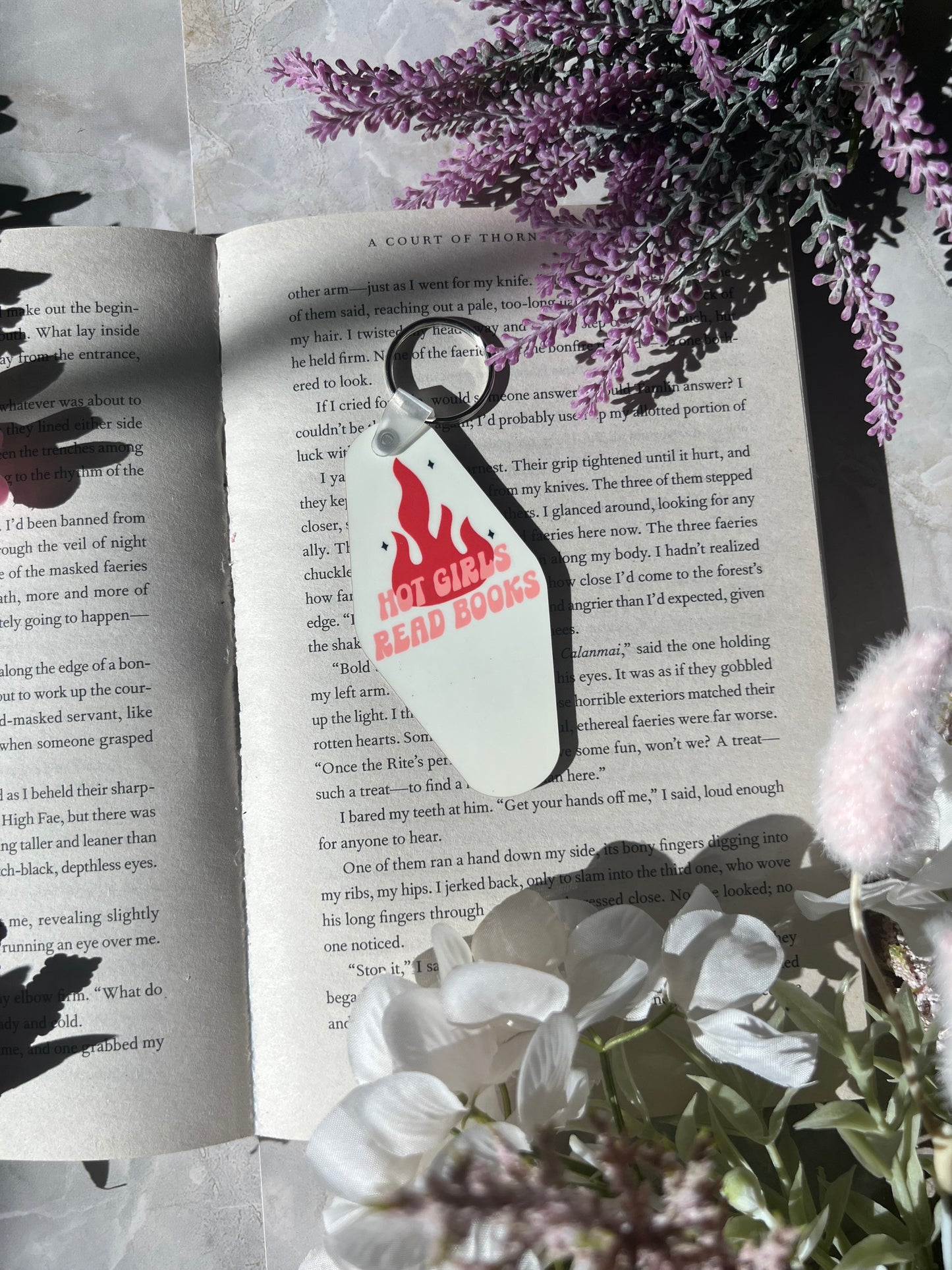 Hotel Keychain- Hot Girl Read Books