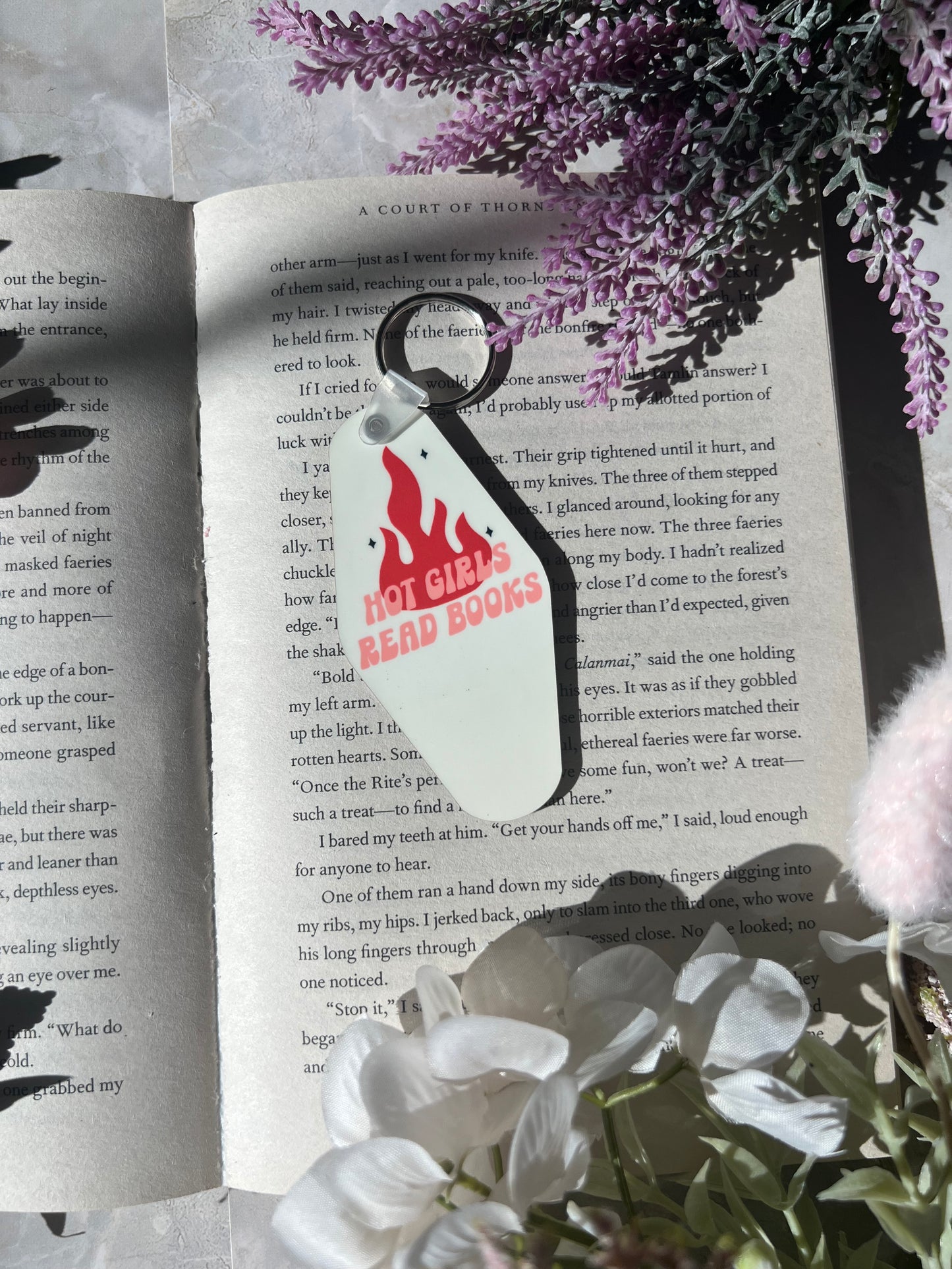 Hotel Keychain- Hot Girl Read Books