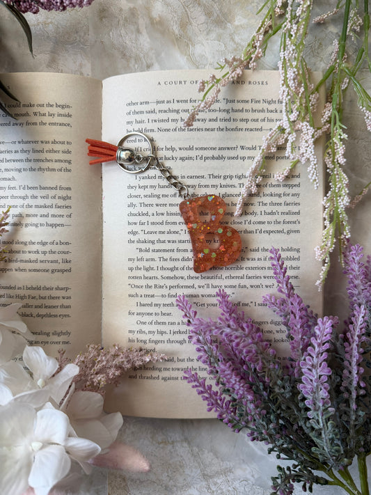 Resin Letter Keychains- B