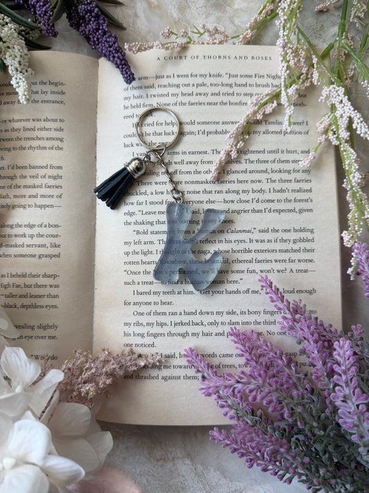 Resin Letter Keychains- K