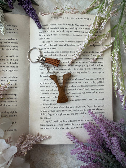 Resin Letter Keychain- Y