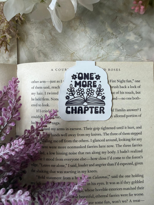 Magnetic Bookmark- One More Chapter