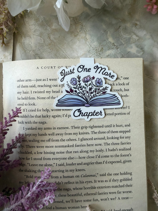 Magnetic Bookmark- Just One More Chapter