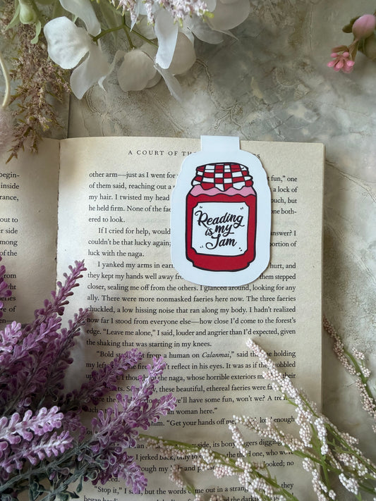 Magnetic Bookmark- Reading Is My Jam