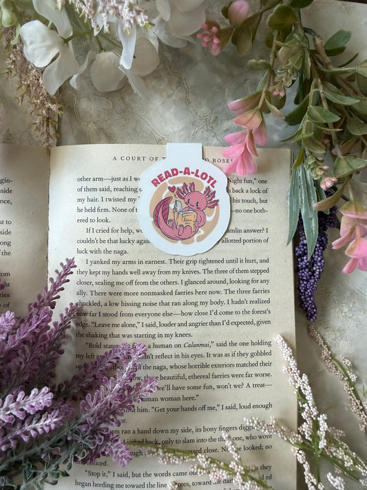 Magnetic Bookmark- Read- A- Lotl
