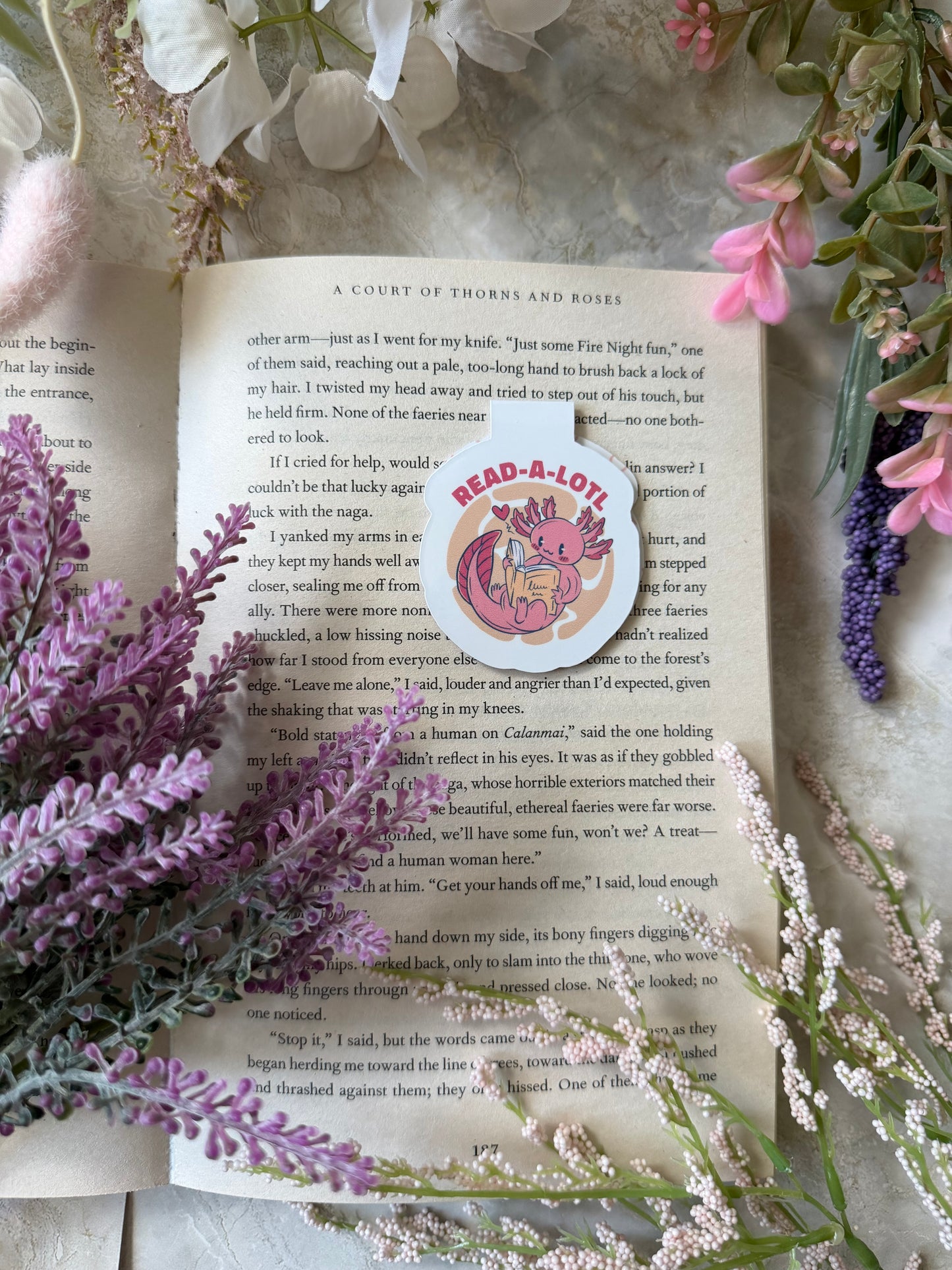 Magnetic Bookmark- Read- A- Lotl