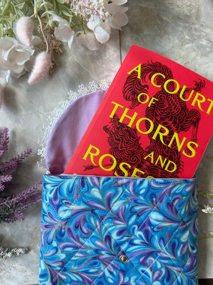 Lace Trim Book & Kindle Sleeve- Handmade Protective Covering
