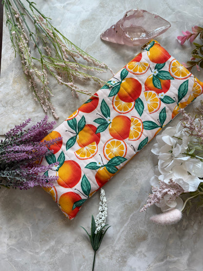 Citrus Orange Handmade Pouch