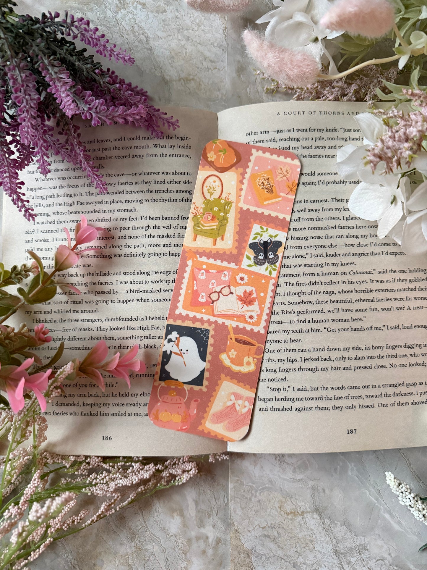 Cardstock It's Fall Bookmark