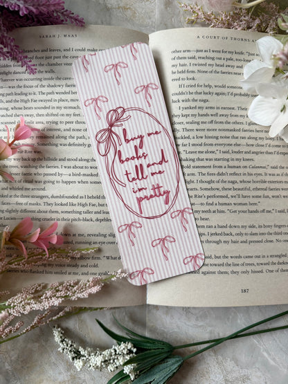 Cardstock Buy Me Books Bookmark