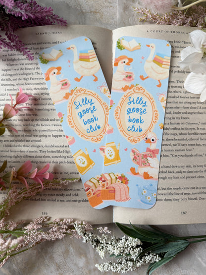 Cardstock Silly Goose Book Club Bookmark