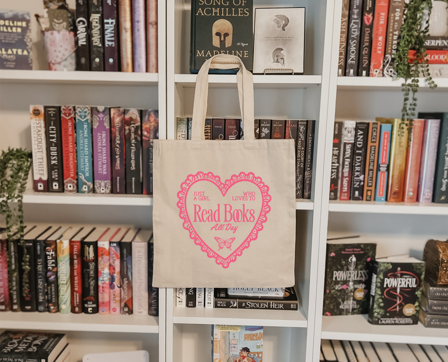 Just A Girl Who Loves To Read Books All Day Tote Bag