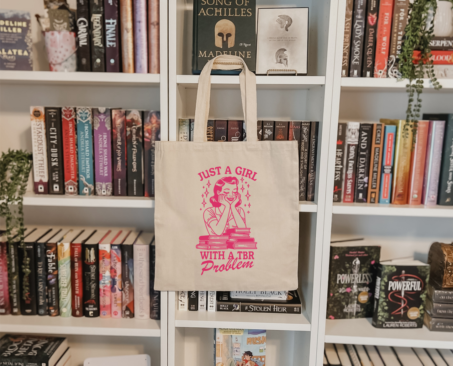 Just A Girl With A TBR Problem Tote Bag